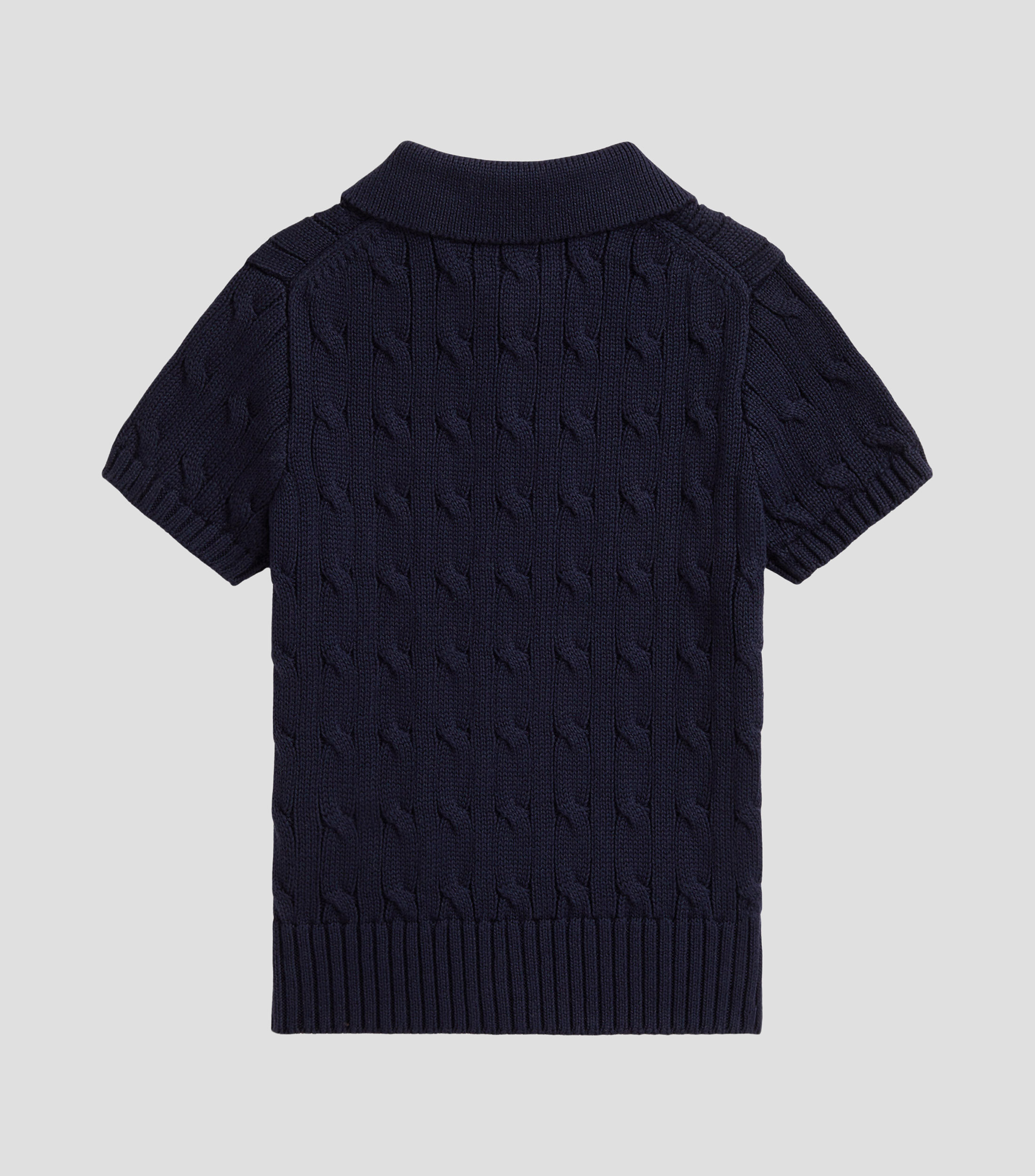 Playera polo manga corta con microdiseños Niño